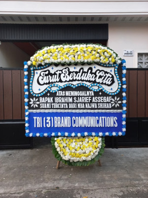 Papan Bunga Duka di Indra Makmu
